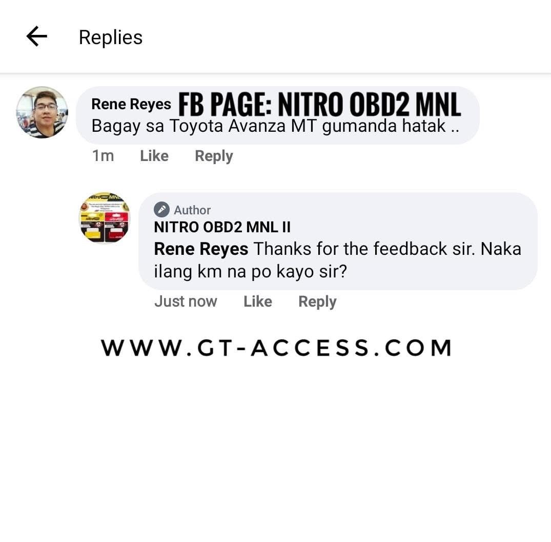 Rene Reyes — Toyota Avanza MT
