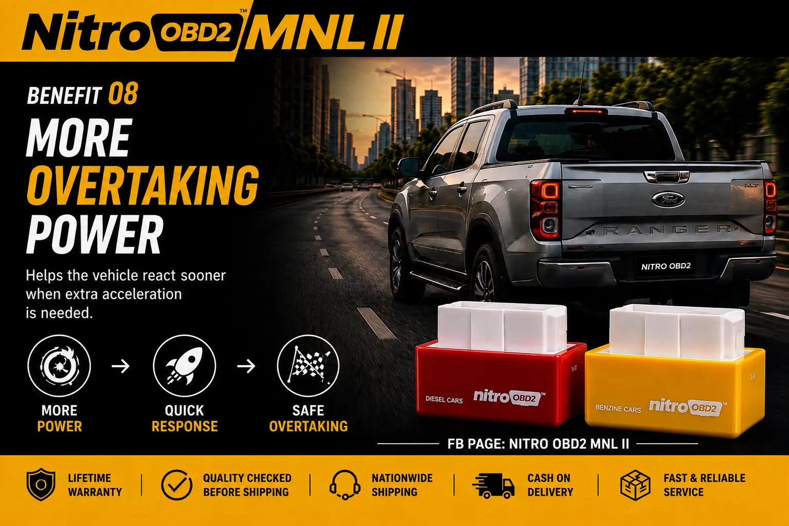 Benefit 08 — More overtaking power