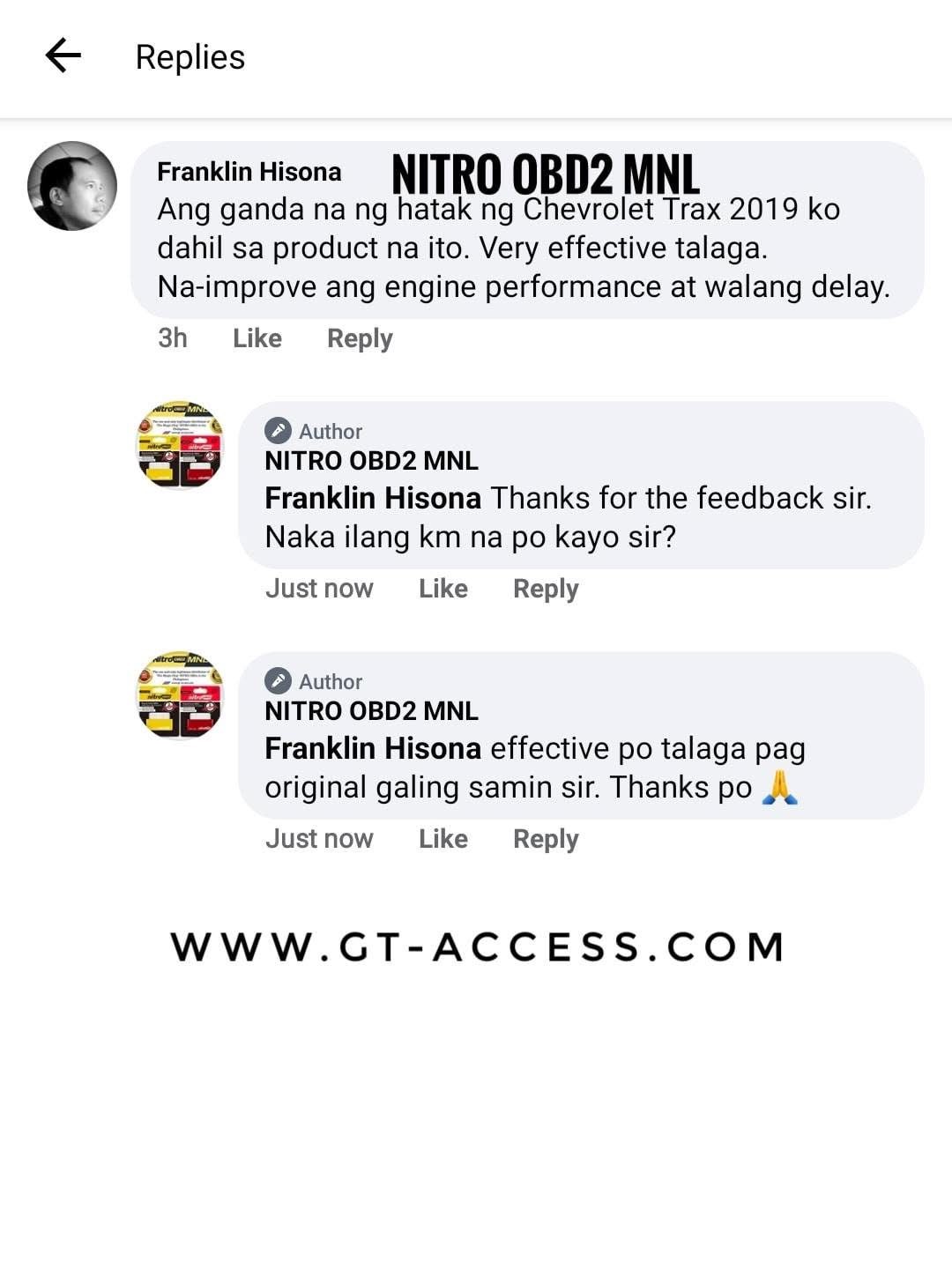 Franklin Hisona — Chevrolet Trax 2019